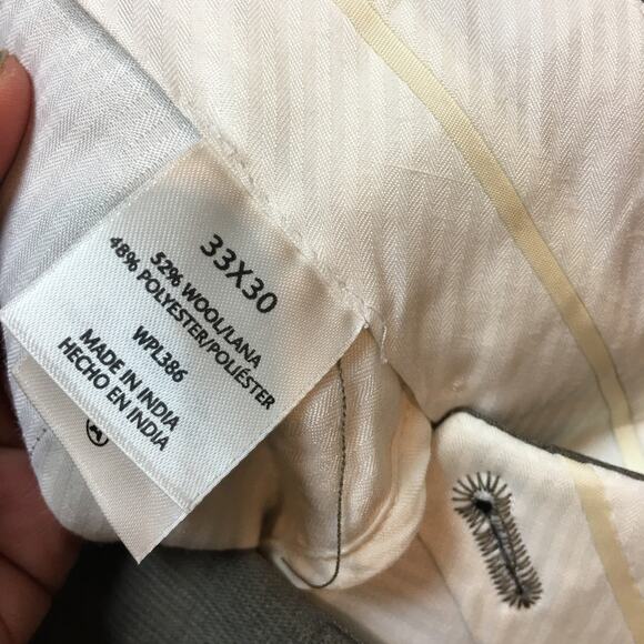 Men's Kenneth Cole Reaction 33x30 wool blend Dress pants - Picture 4 of 8